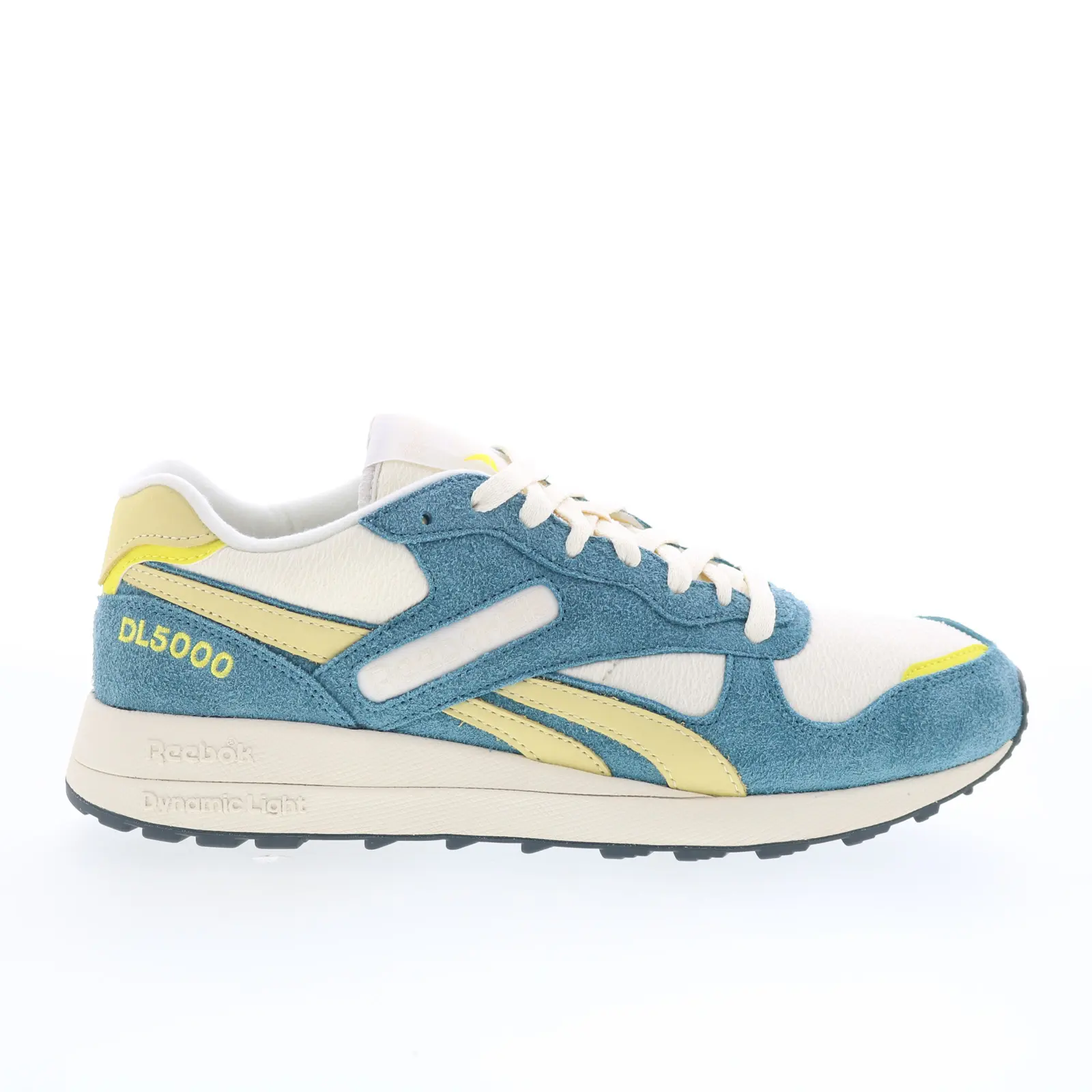 Reebok DL5000 Mens Beige Suede Lace Up Lifestyle Sneakers Shoes
