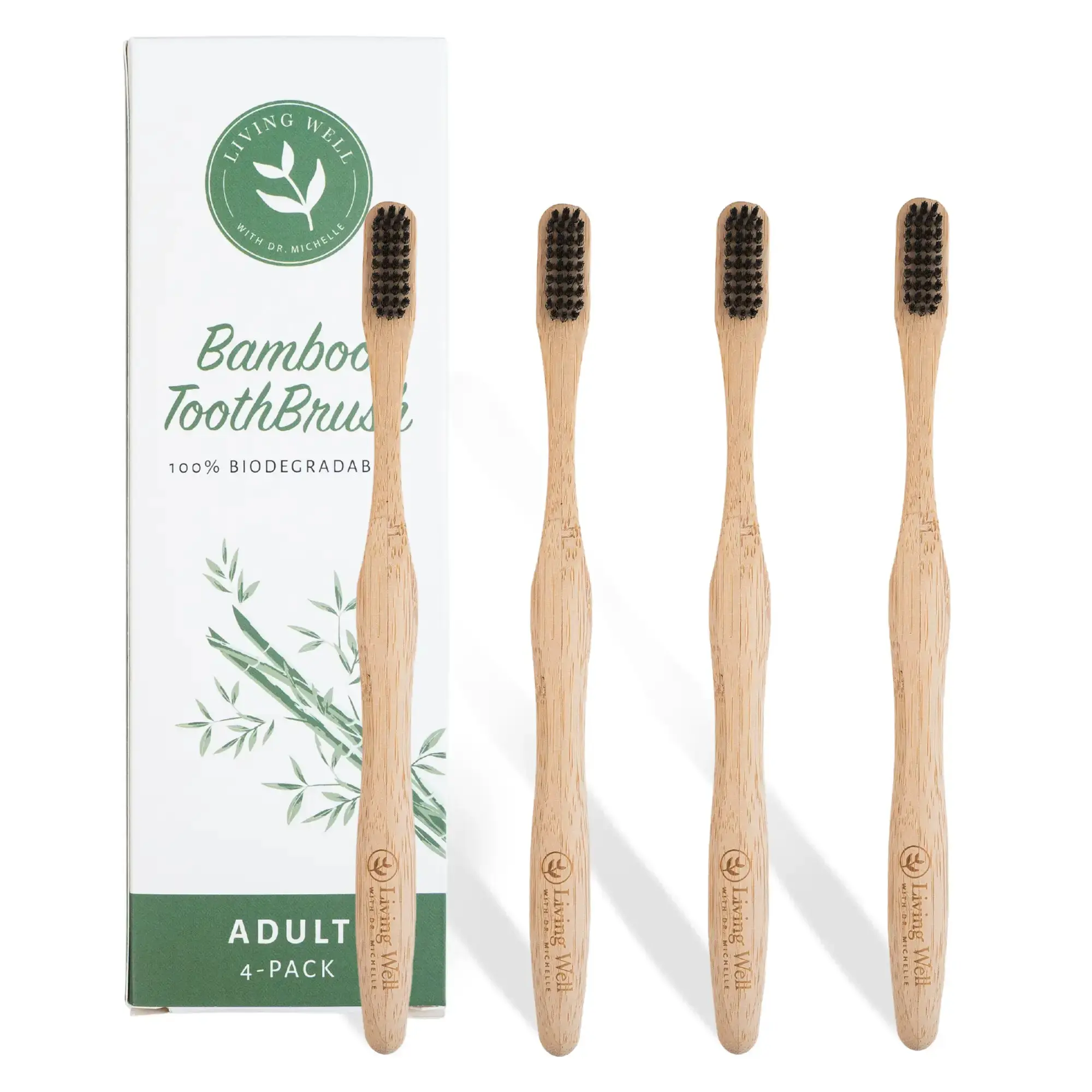 Bamboo Toothbrush (4 Pack)