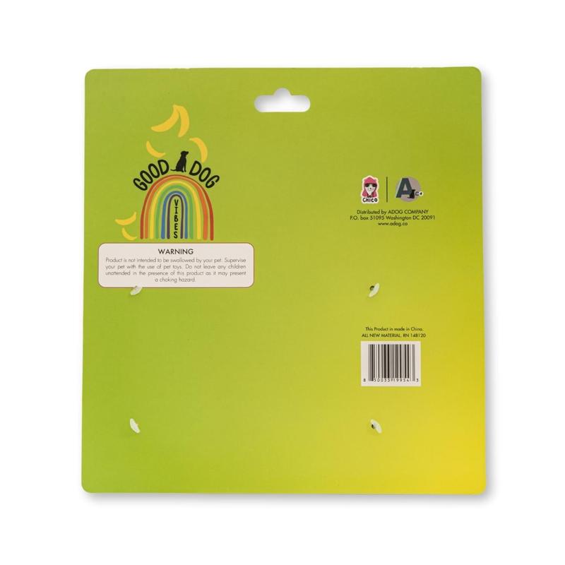 Avocado & Banana Plush Dog Toy Gift Set – with Squeaker & Crinkle Paper for Fun Play