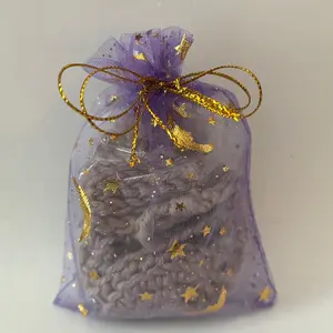 Drawstring Crystal Pouch Necklace, Crystal Holder, Healing Stone Holder, Healing Crystal Necklace