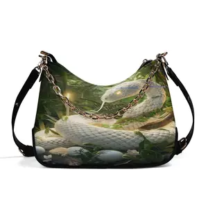 Lady PU Shoulder Bag With Chain