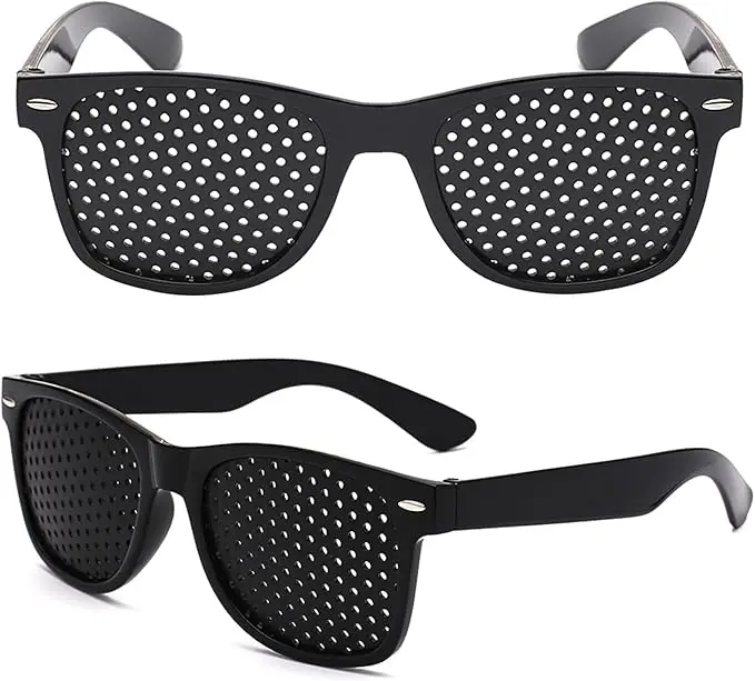 Pinhole Glasses Anti-Myopia AstigmatismGlassesMen's Women's Vision lmprovement StrabismusCorrectionFatigue Glasses