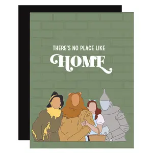 Wizard of Oz Pop Icon Hand Drawn Housewarming Card