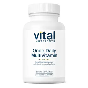 Vital Nutrients Once Daily Multivitamin | Vegan Multi for Women & Men | Allergen-Free | 19 Essential Vitamins + Antioxidants for Eye and Heart Health | Gluten, Dairy & Soy-Free