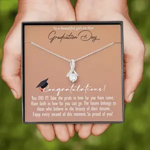 Graduation Necklace Gift For Daughter, Graduation Jewelry, Daughter Graduation Gift, 2024 Grad Gift For Her, Sister Graduation, Sentimental Gifts