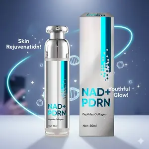 Advanced Age-Defying Essence with NAD+ PDRN Peptides & Collagen 50ml AntiAging Serum for Firmness Smoothness Radiance