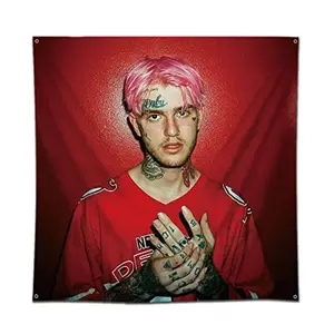 2D Flat Banner 1pc, Flag Art Music Album Poster Hanging Tapestry, Pull Flag Banner, No Power Required, Wall Decoration, Wall Tapestries