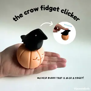 Crow Pumpkin Fidget Clicker