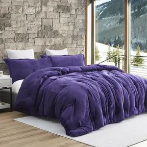Thicker Than Thick - Coma Inducer Comforter Set - Standard Plush Filling - Parachute Purple