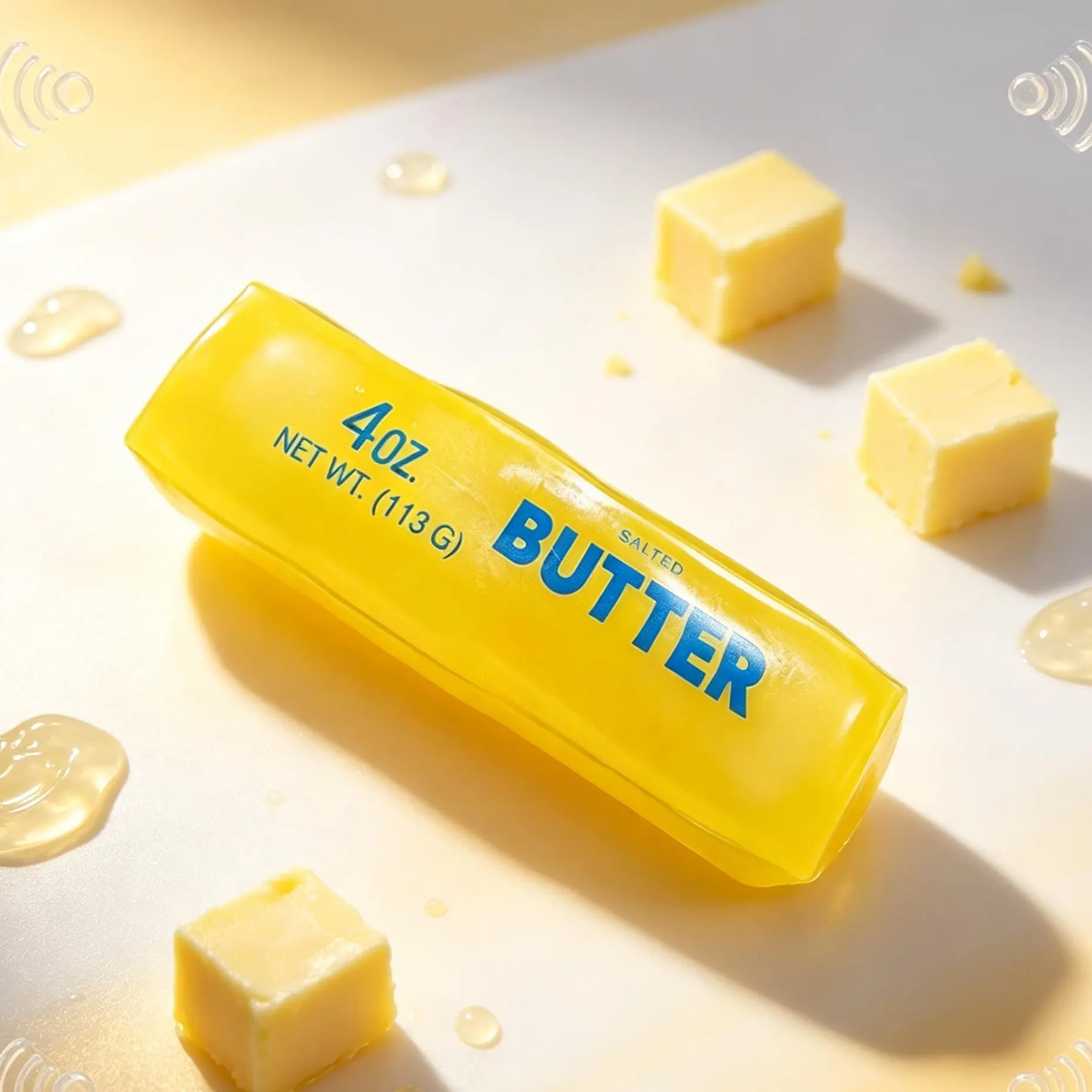 [Clear Butter Vaseline Squish] Super Soft Stress Stick Squishies Slow Rising Sensory Anxiety Relief Fidget Toys - Handmade DIY squishy