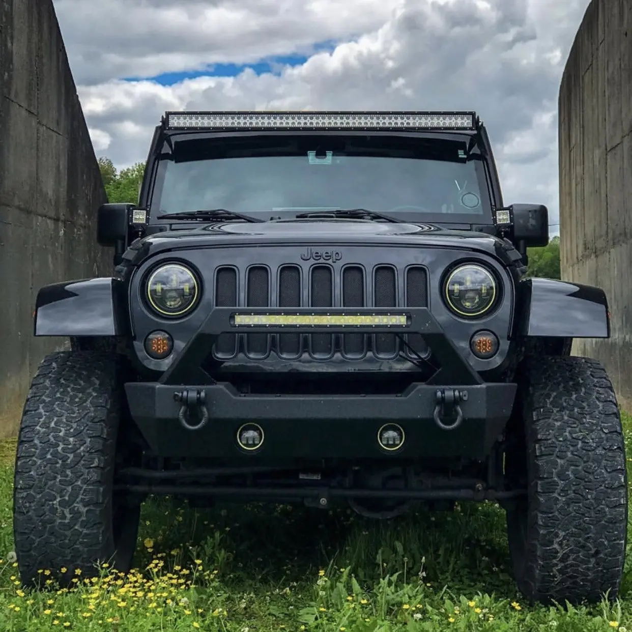 54" Dual Row Led Light Bar (312W)