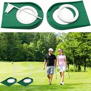 Golf Putting Cup with Inner Ring, Improve Your Putter Skills Anywhere, Indoor & Outdoor Training Ideal Choice, Perfect Golf Accessory