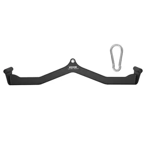 VEVOR LAT Pulldown Attachments, Cable Machine Rowing T - bar V - bar 7 Set, Tricep Pull Down Bar, Back Strength Training Rubber Coated Handle Grip, Bicep Curl Tricep Lat Pulldown Bar for Home Gym FitnessVEVOR Super Brand Day