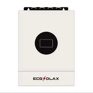 Premiun 7000W Solar Hybrid Inverter 48V DC-110V AC Single Phase Off-Grid 120A MPPT Controller, Pure Sine Wave Inverter for 48V Lead-Acid, Li Battery Output 1 Year Warranty