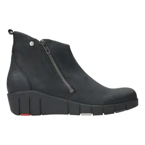 Wolky Nubuck Leather Side Zipper Boot- Phoenix
