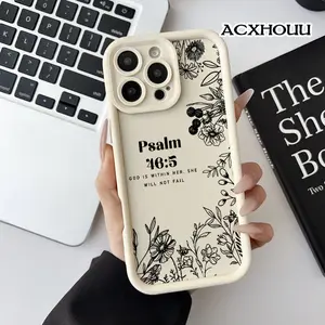 Softcase for iPhone 17 16 E Pro Max 15 Plus 14 13 12 11 XS XR God Within Her Shockproof Silicone Lightweight Anti-Scratch Cover