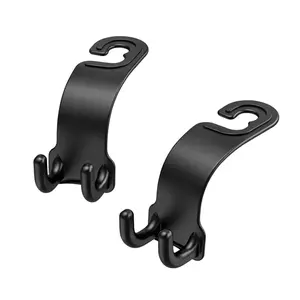 2/4 Packs Car Headrest Hooks Vehicle Storage Organizer for Purses Handbags Groceries Backpack Coats, Organizer Interior Accessories