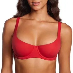 Women’s Plus Size Minimizer Underwire Bra, Full Side Coverage Firm Lift Support Bra for Big Busts, Ultra Breathable Thin Cup Comfort Everyday Bra, Sizes 34B to 44F