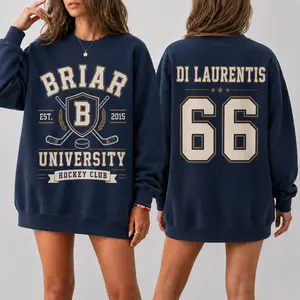 BRIAR University HOCKEY Club Sweatshirt - Off Campus Hockey Sweater - Unisex Heavy Cotton Tee - Booktok gift - Hockey Romance