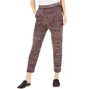 Free People Womens Knit Casual Trouser Pants, mediumred, Small