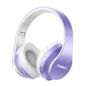 ZIHNIC WH-816 Wireless Over-Ear Headphones | Bluetooth 5.3 Waterproof Foldable | Long Battery & Soft Earmuffs for Gym Sports & All-Day Wear