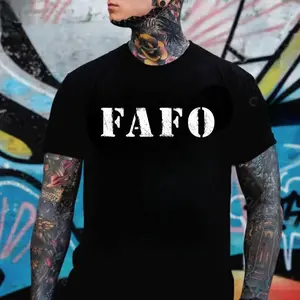 FAFO Tactical T-Shirt – Funny Military Humor Shirt for Men, Patriot Pro 2A Graphic Tee