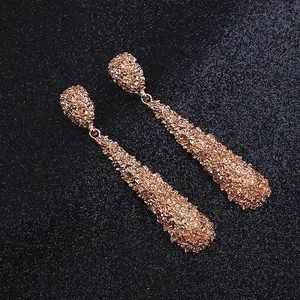 Drop Earrings | Gold Earrings | Dangle Earrings | Long Earrings | Bride Earrings | Accessories | Jewelry | Party Earrings | Casual Earrings