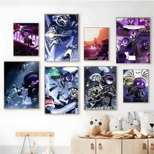 M0-Murder Drones Cyberpunk Poster HD Waterproof poster Art Aesthetic Wall Decor Home Bar & More decoration for bedroom bar parlor home decor gift fade-Resistant, Non-sticky, vibrant Wall print poster