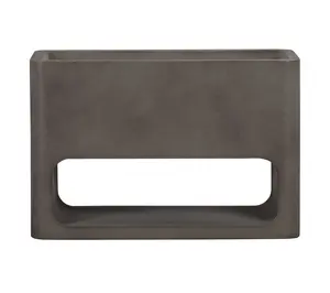 Armen Living Sunstone Indoor / Outdoor Planterin Concrete