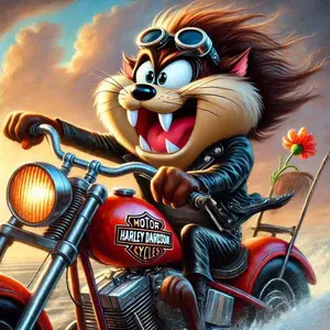 5D DIY Full Drill Round Diamond Painting - Diamond Art Painting Kit Character Riding Motorcycle Mosaic, Canvas - DIY Decorative Painting, Home Wall Decor, Perfect for Halloween and Christmas, Independence Day, Birthday and Anniversary Gifts