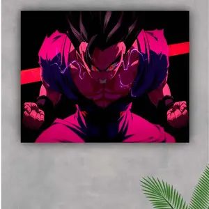 [UnFrame] Gohan Dragon Ball Anime Poster Anime Vintage Wall Art, Gift for Maang Fans