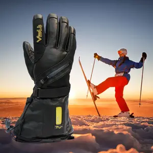 TITAN Men 7v Leather Heated Gloves (WaterProof)
