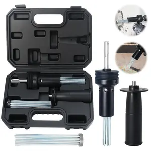 SDS Plus Electric Needle Scaler Attachment & Concrete Scabbler Bit for Rotary Hammer Drills | Rapidly Removes Heavy Rust, Paint, Varnish, & Weld Slag | Perfect for Masonry Surface Prep, Automotive Restoration & Industrial Use