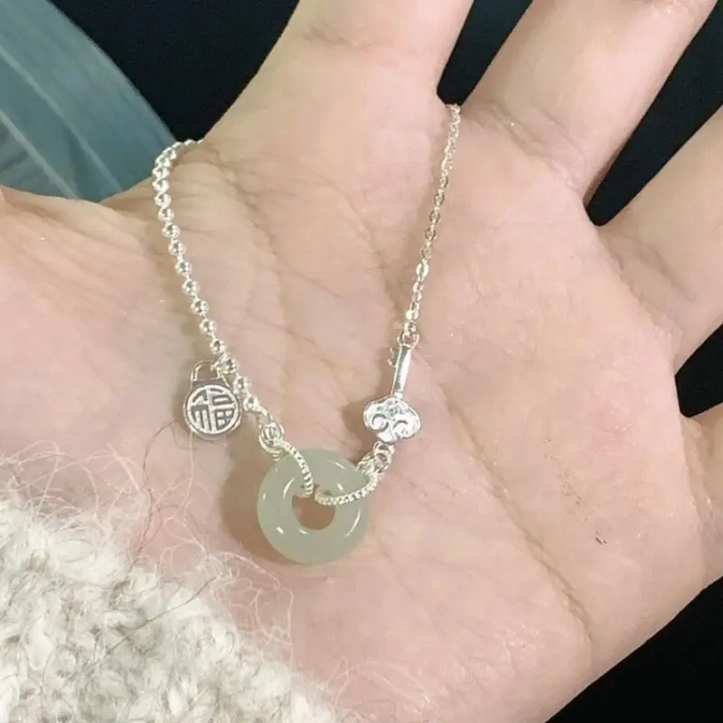 B4993 # Fu Zi Ping An Buckle Bracelet