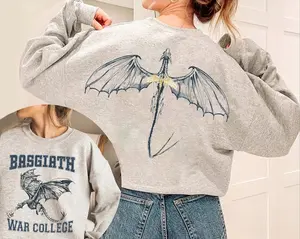 Basgiath War College Double-side Sweatshirt, Fourth Wing Sweatshirt, Spicy Booktok, Dragon Rider Violet Sorrengail Xaden Riorson Bookish