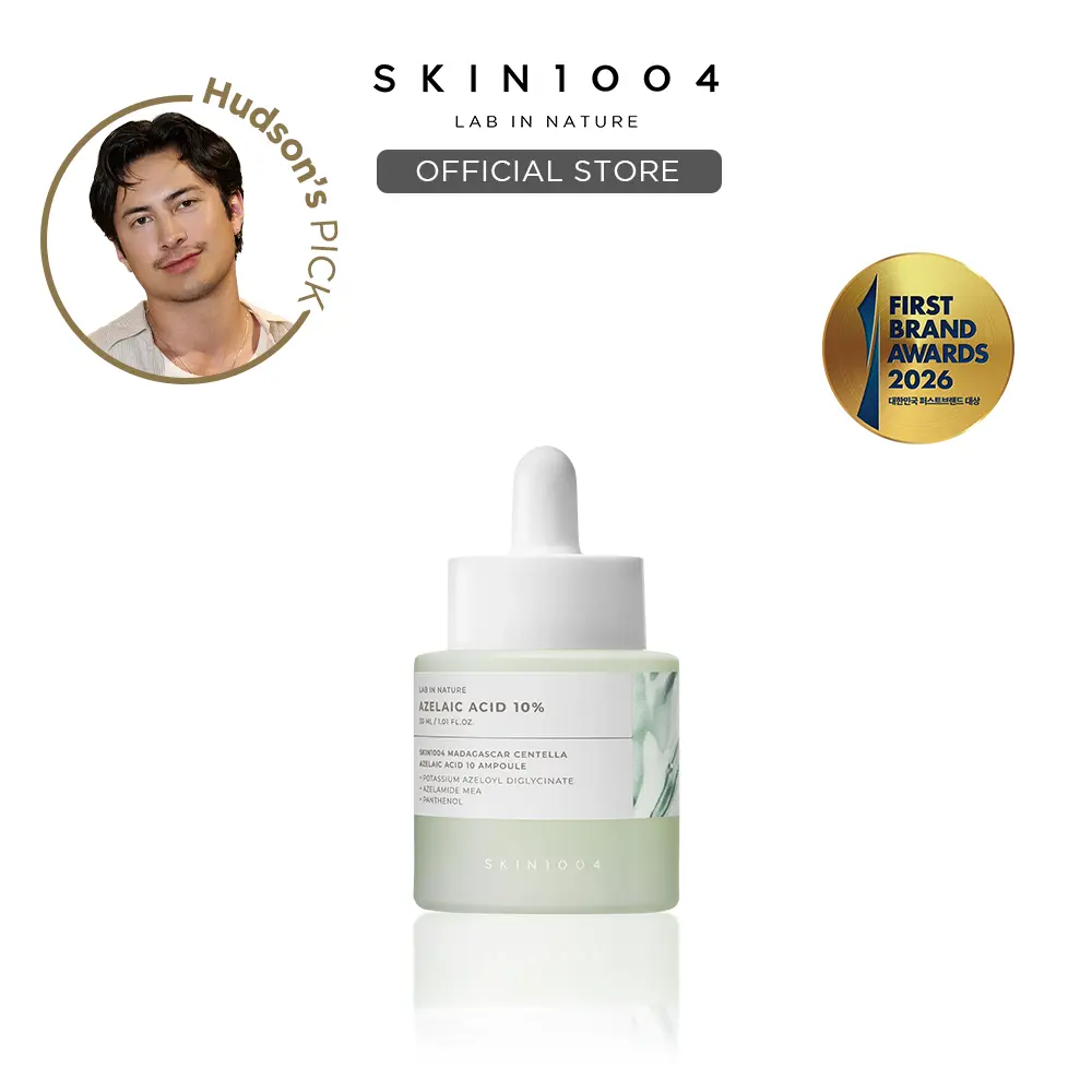 [SKIN1004 Official Shop] LAB IN NATURE Azelaic Acid 10 Ampoule 30ml - Blemish Care, Visible Redness Soothing, Texture Refinement, Lightweight Hydration for Blemish-Prone Skin - Facial