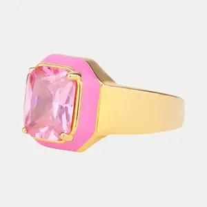 Cushion Ring - Pink