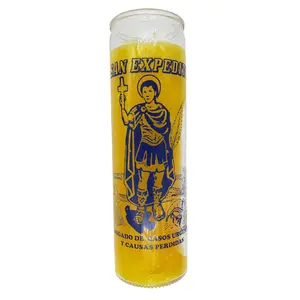 SAN EXPEDITO VELADORA YELLOW SAN EXPEDITO VELADORA YELLOW