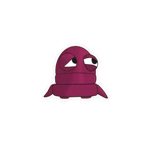 Hiding Robot sticker