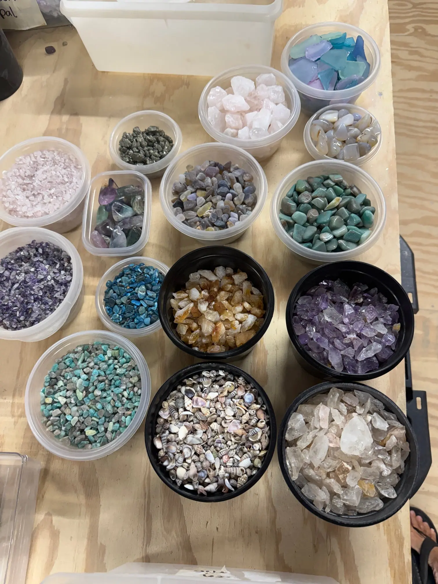 MERMAID FETTI ONE CUP NATURAL CRYSTAL SCOOP