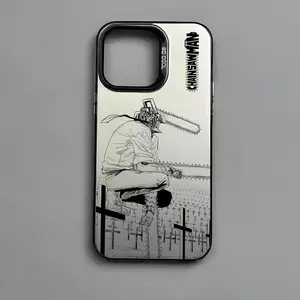 C-Chainsaw ManS Denji MAKIMA Phone Case,Stylish & Durable Christmas Gift: Fashionable Phone Case for iPhone 11-17– Perfect Blend of Protection and Trend