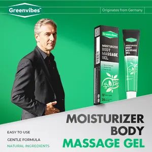 GreenVibes 5 Men's Care Gel | Massage for men to relax and moisturize