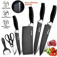 6Pcs Knife Set-black