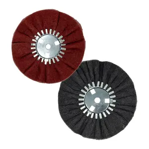 Renegade Products | Ultra-Fine & Very Fine Satin Airway Buffing Wheel for Angle Grinders – Surface Prep & Finishing Wheel for Metal Polishing, Aluminum, and Stainless Steel