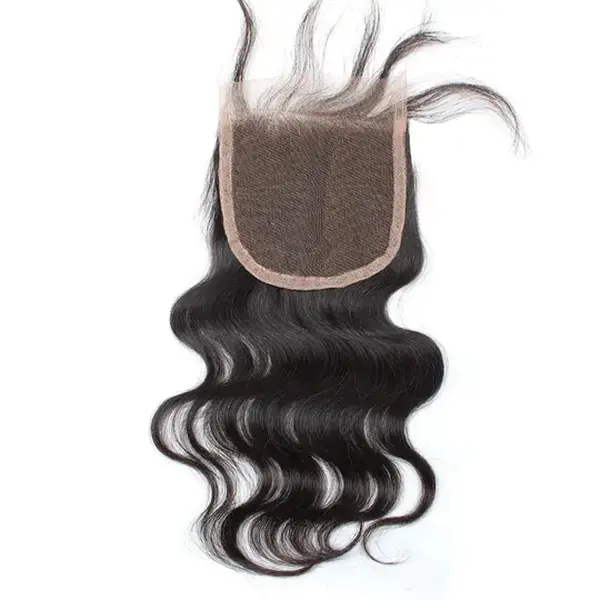 Premium 6*6 Human Hair Lace Closure Wig - Natural Off Black Color 1B