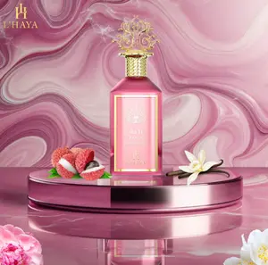 L'HAYA Raaha Extrait de Parfum 100ml - Refined Elegance with Neroli Rose Pepper Lichi Bergamot Azahar Jasmine Turkish Rose Peony Vanilla Sugar Caramel Cachemira Cedar Incense
