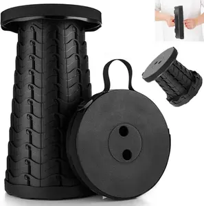 Upgraded Folding Stool: Lightweight Yet Sturdy, 400lbs Load Capacity – Ideal for Camping, Fishing, Hiking & BBQ,Indoor/Outdoor Use