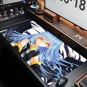 That Time I Got Reincarnated As A Slime Mouse Pad XXL Gamer Gaming PC Computer Otaku Locking Edge DIY Customized Photo Laptop Notebook Desk Mat