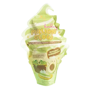 Kimsdiary Million Glow Avocado Cheesecake Drink