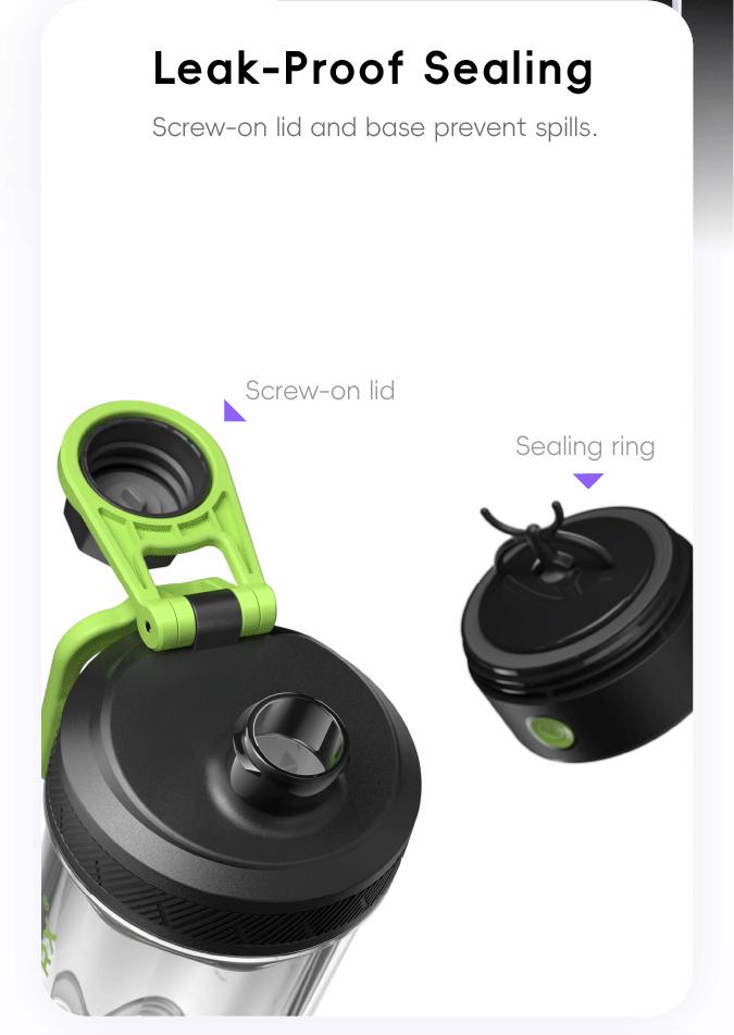 VOLTRX Electric Protein Shaker Bottle - Smart Blender Bottle, Leak-Proof Design, USB Rechargeable Mixer Cup for Shakes and Meal Replacements, BPA-Free Tritan, 24oz VOLTRX Electric Protein Shaker Bottle - Smart Blender Bottle, Leak-Proof Design, USB Rechargeable Mixer Cup for Shakes and Meal Replacements, BPA-Free Tritan, 24oz
